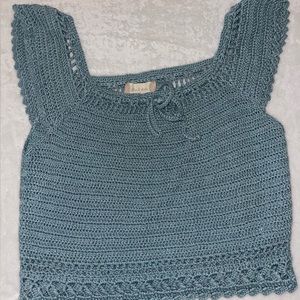 Weaved Crop Top